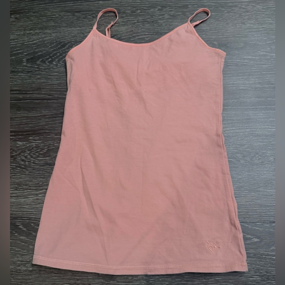 Peach Spaghetti Strap Tank Top